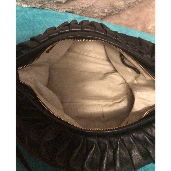 MANSUR  GRAVIEL MADE IN ITALY PLEATED BAG - Picture 9 of 11